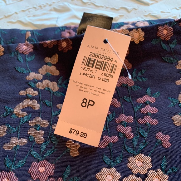 NWT Ann Taylor Floral Skirt - Picture 4 of 5